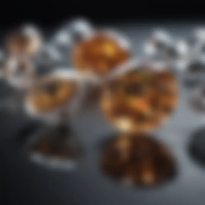 A comparison chart highlighting the benefits of lab-created versus natural diamonds.