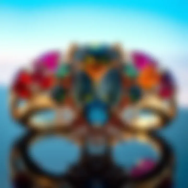 Gemstone Significance in Ben Bridge Rings A stunning array of gemstones used in Ben Bridge rings