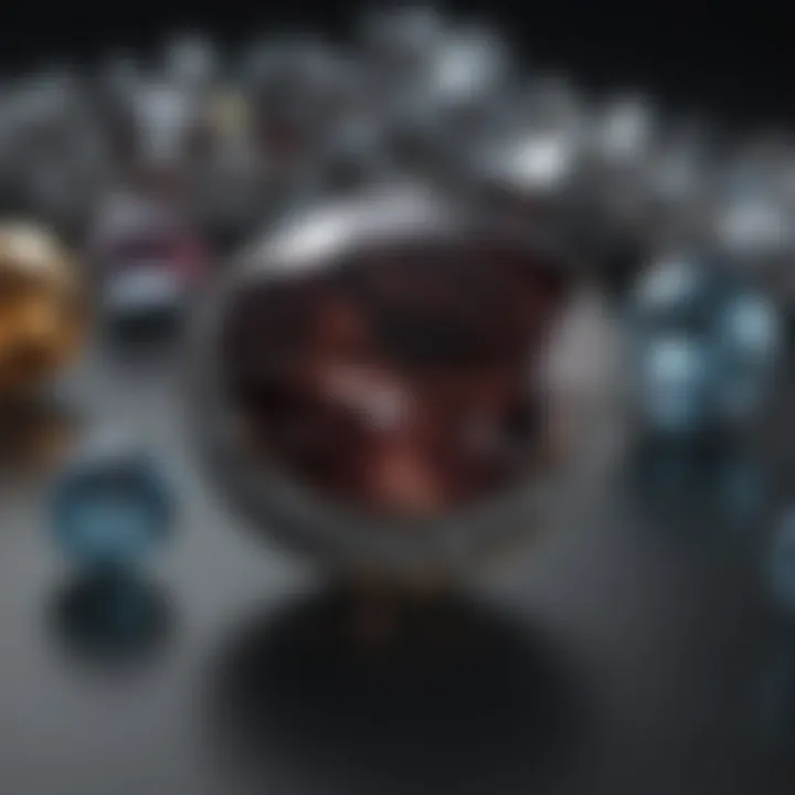 Visual representation of gemstone market trends and black diamond valuations