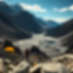 Rugged Canadian landscape showcasing diamond mining sites