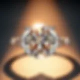 Sparkling diamond showcasing brilliance and facets