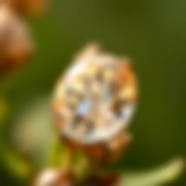 The Brilliance of Topaz Sparkling topaz gemstone under natural light