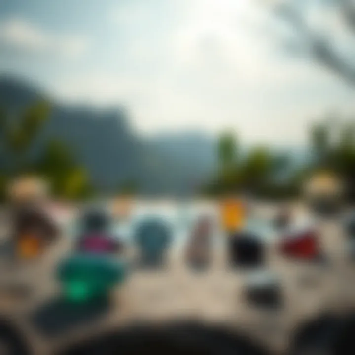 A tranquil setting with gemstones arranged for wellness practices