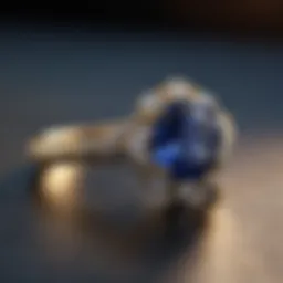 Stunning sapphire engagement ring showcasing exquisite craftsmanship