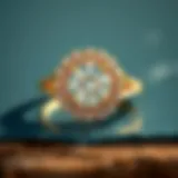 Elegant Craftsmanship of 3kt Engagement Ring Elegantly crafted 3kt engagement ring showcasing intricate gemstone settings.