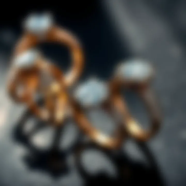 Historical Evolution of Engagement Rings Historical timeline illustrating the evolution of engagement rings.