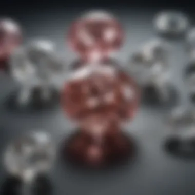 Lab Diamonds vs. Natural Diamonds A visual comparison of lab diamonds and natural diamonds highlighting their similarities and differences.