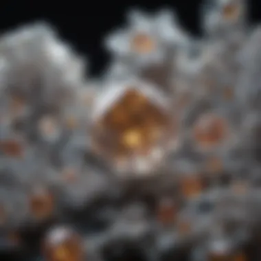 Microscopic View of Lab Diamonds The intricate structure of a lab diamond under a microscope showcasing its unique properties.