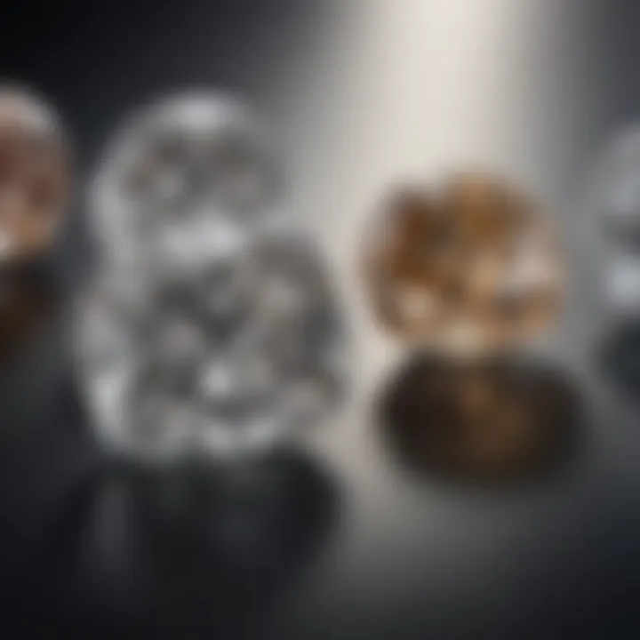 An infographic detailing the history and evolution of cushion cut diamonds