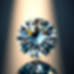 A close-up of a sparkling diamond showcasing its brilliance and facets.