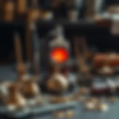 Soldering Equipment for Jewelry Creation Variety of soldering equipment for metal jewelry creation