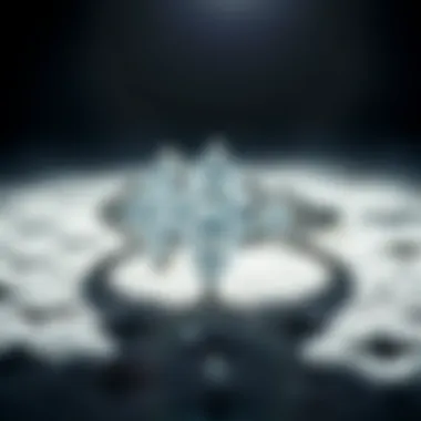 An array of ethically sourced diamonds used in the Forever Us ring