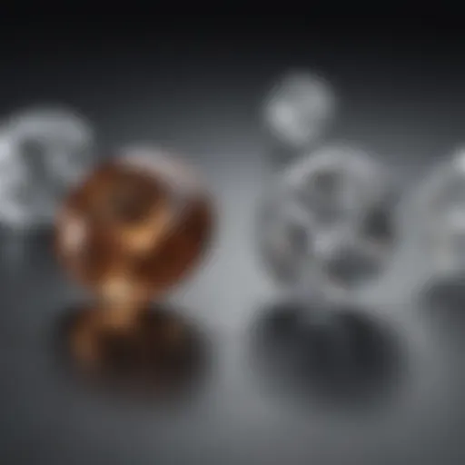 Comparison of lab diamonds and natural diamonds