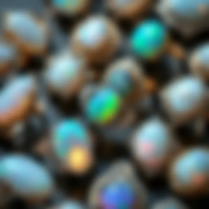 Diverse Styles of Opal Rings Collection of various opal rings with different styles