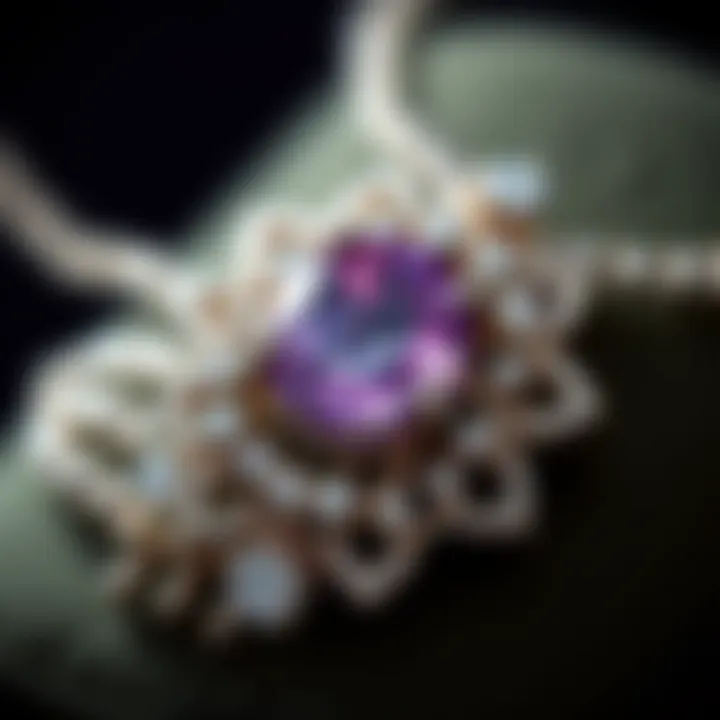 A beautifully crafted piece of jewelry featuring the October birthstone