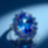 A stunning display of Chatham sapphires showcasing their vibrant colors