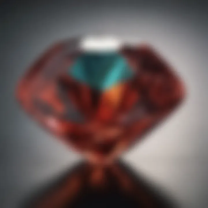 Historic documents and artifacts related to the trade of color diamonds