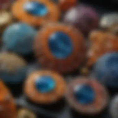 Cultural Significance of Drusy Elements Cultural artifacts featuring drusy elements