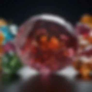 Vibrant Gemstones for Design A vibrant collection of gemstones and materials ready for use in jewelry design.
