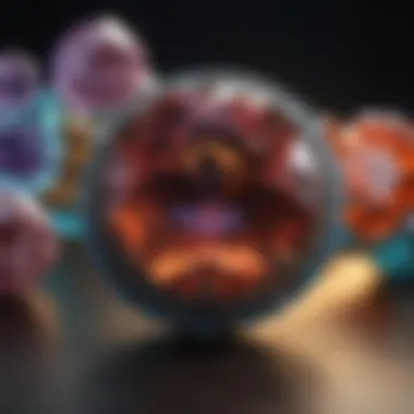 Cultural artifacts showcasing the significance of gemstones