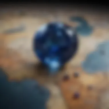 Geographic Origins of Sapphire A map highlighting the geographic origins of sapphire stones across the globe