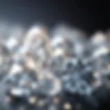 The Radiance of Moissanite Close-up view of moissanite gems showcasing their brilliance and clarity