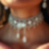 Elegant diamond choker showcasing intricate craftsmanship