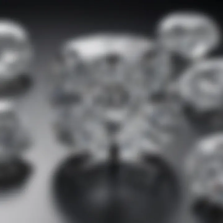 A market trend graph illustrating the rising demand for cushion cut diamonds over the years