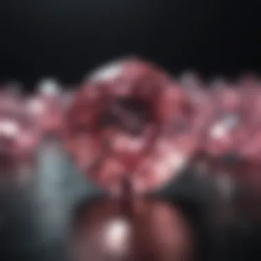 Exquisite Pink Topaz An exquisite pink topaz gemstone highlighting its delicate and romantic shade.