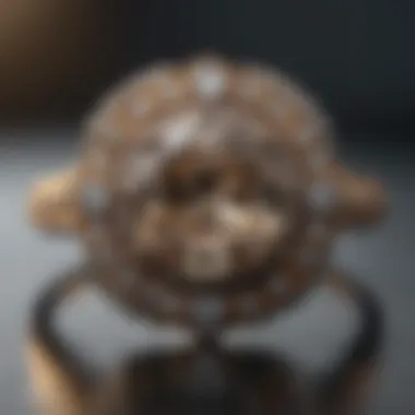 Exquisite craftsmanship in a vintage diamond ring