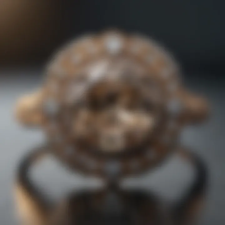 Exquisite craftsmanship in a vintage diamond ring