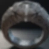 Intricate diamond ring design showcasing unique craftsmanship