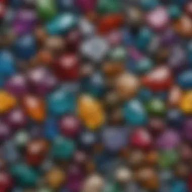 Diverse Holistic Stones Collection A stunning collection of various holistic stones and crystals showcasing their vibrant colors and unique textures.