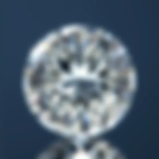 Close-up of an E-Class Diamond showcasing its exceptional clarity