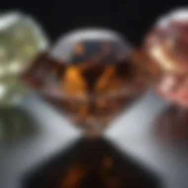 Color grading scale for diamonds