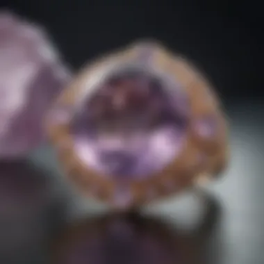 Artisan jewelry featuring light amethyst set in elegant designs