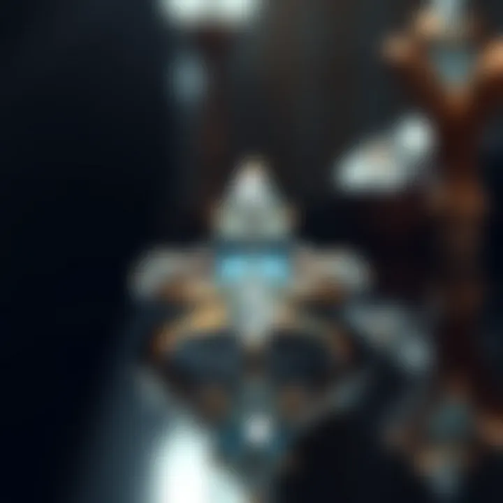 Close-up view of a marquise cut diamond wedding band set in a luxurious setting