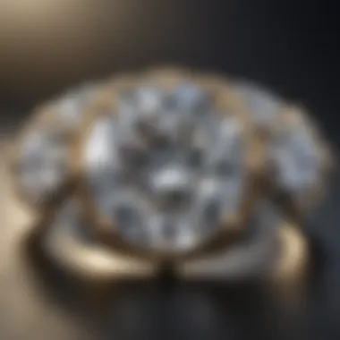 Artistic representation of the historical significance of moissanite in jewelry