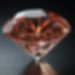 Exquisite lab-created diamond showcasing brilliance