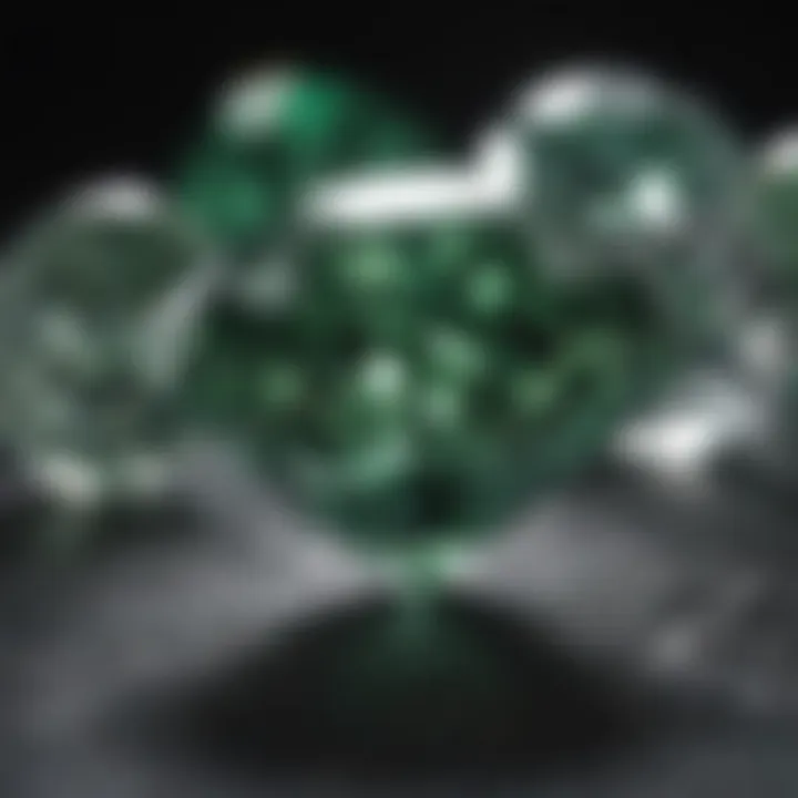 The enchanting green diamonds