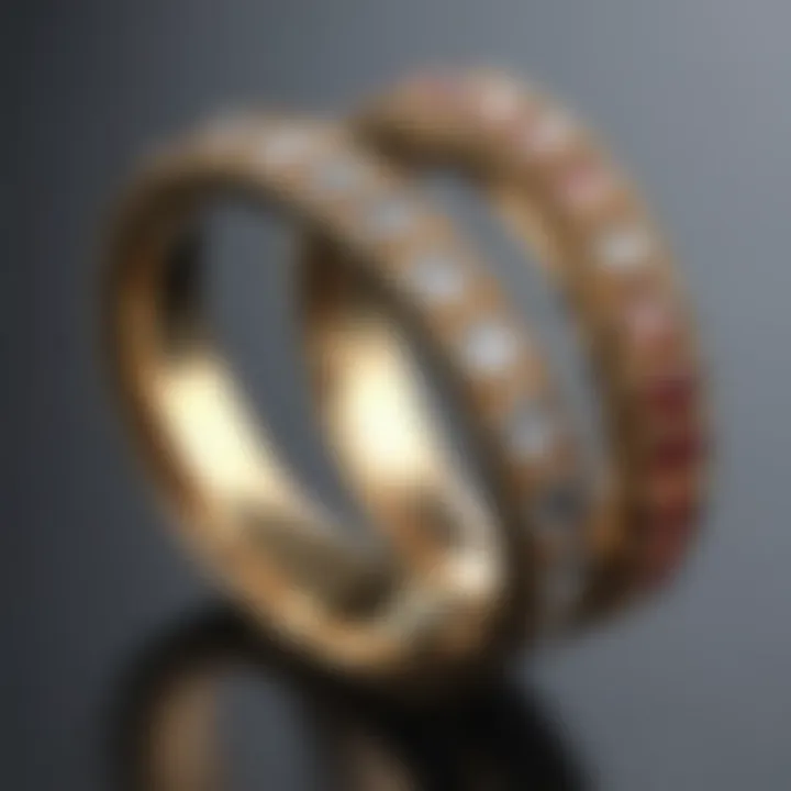 Artistic styles and materials of wedding rings