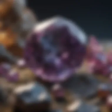 Geological Origins of Alexandrite Geological formation showcasing the unique environment where alexandrite is found