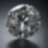 A poorly cut diamond showcasing lack of sparkle