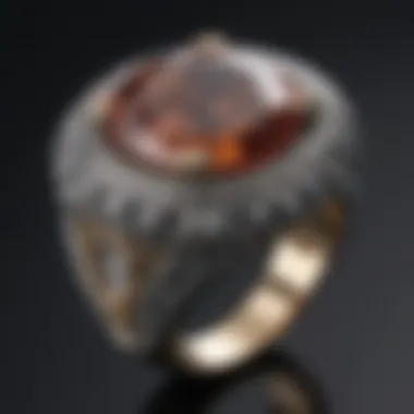 Contemporary Fashion Ring Stylish fashion ring made of modern materials