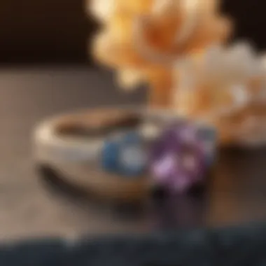 Ethically Sourced Gemstones Engagement Ring An engagement ring showcasing ethically sourced gemstones in an elegant, contemporary style.