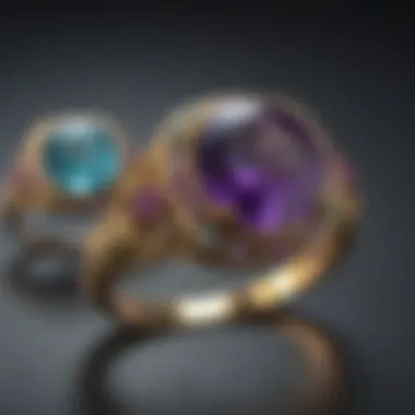 An array of gemstones suitable for setting in antique ring mountings