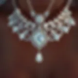 Exquisite diamond necklace showcasing intricate design