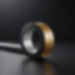 Measuring tape used for accurate ring size determination
