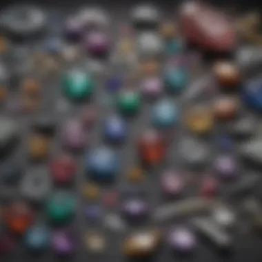 Gem Identification Tools An assortment of tools used for gem identification laid out on a surface