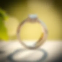 Elegant intertwined wedding band and engagement ring showcasing harmony in design.